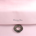 Bolso de mano mediano de dos vías de piel Cannage de Christian Dior en color camello