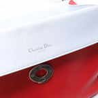 Dior Be Dior Leather Small 2Way Handbag in Red
