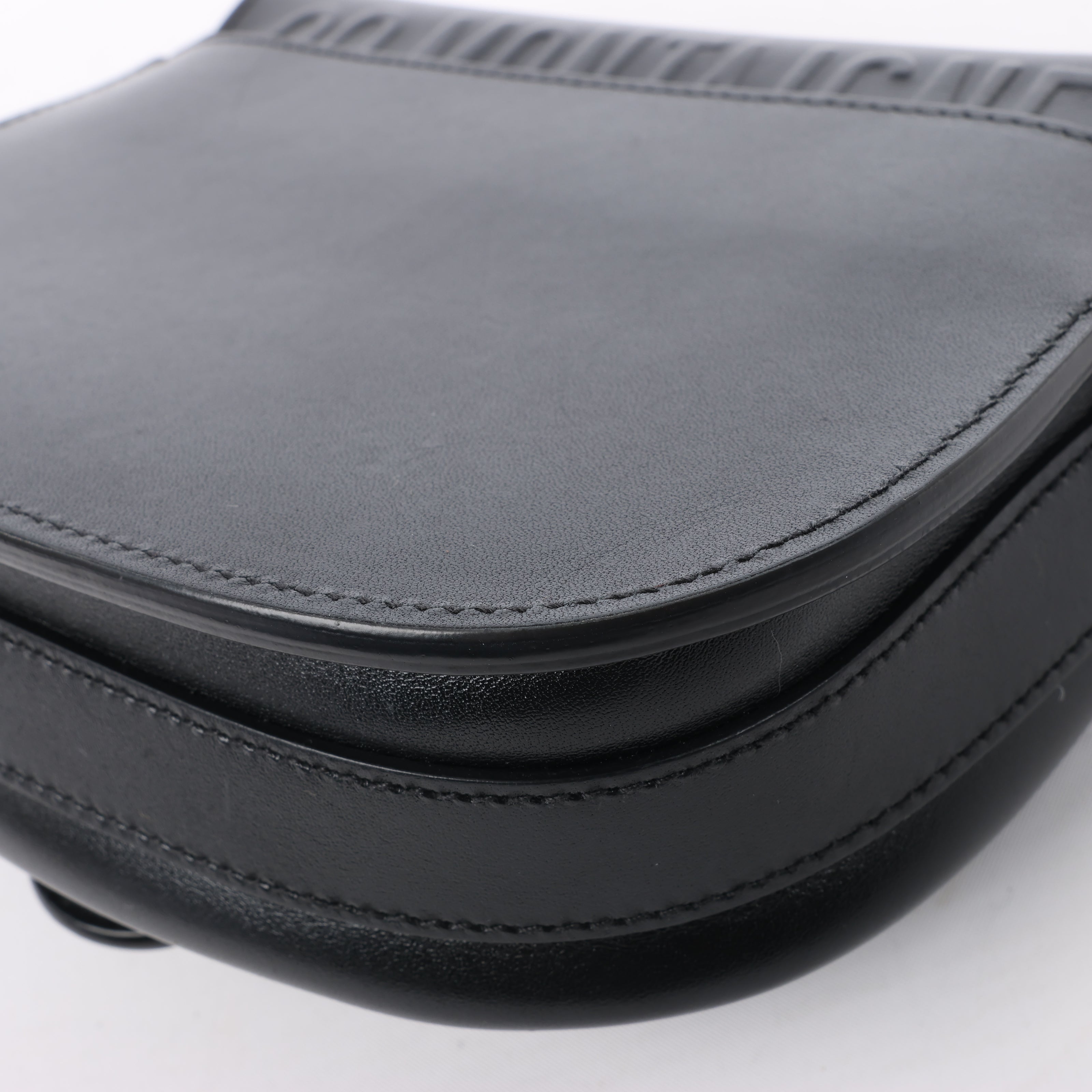 Dior Bobby Small Calfskin Flap Shoulder Bag in Black