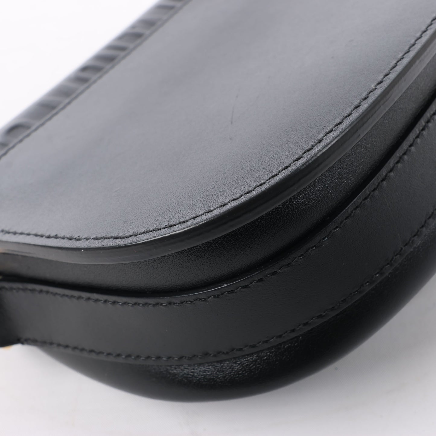 Christian Dior Bobby Small Calfskin Flap Shoulder Bag in Black