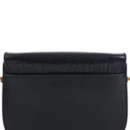 Dior Bobby Small Calfskin Flap Shoulder Bag in Black