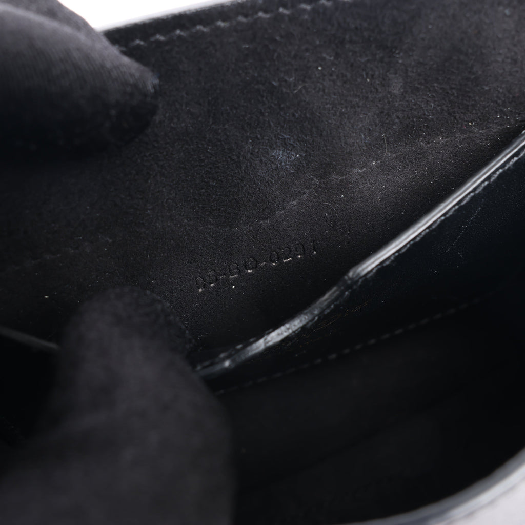 Dior Bobby Small Calfskin Flap Shoulder Bag in Black