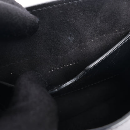 Dior Bobby Small Calfskin Flap Shoulder Bag in Black