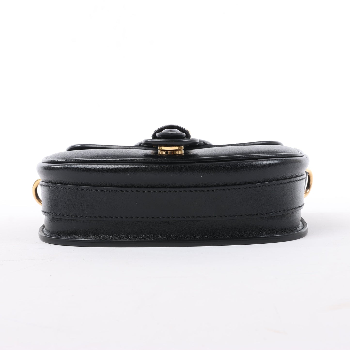 Christian Dior Bobby Small Calfskin Flap Shoulder Bag in Black