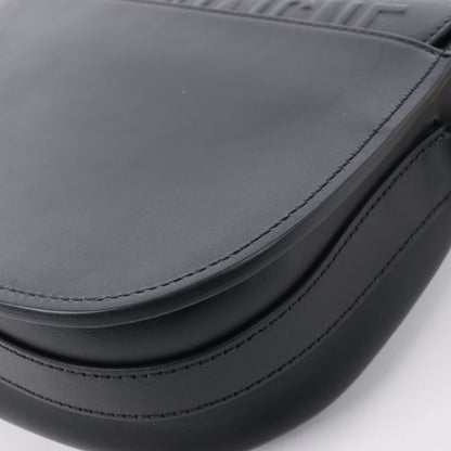 Christian Dior Bobby Medium Calfskin Flap Shoulder Bag in Black