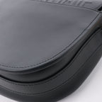 Dior Bobby Medium Calfskin Flap Shoulder Bag in Black