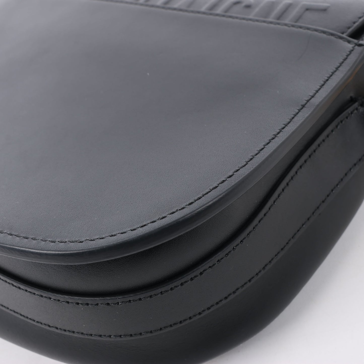 Dior Bobby Medium Calfskin Flap Shoulder Bag in Black