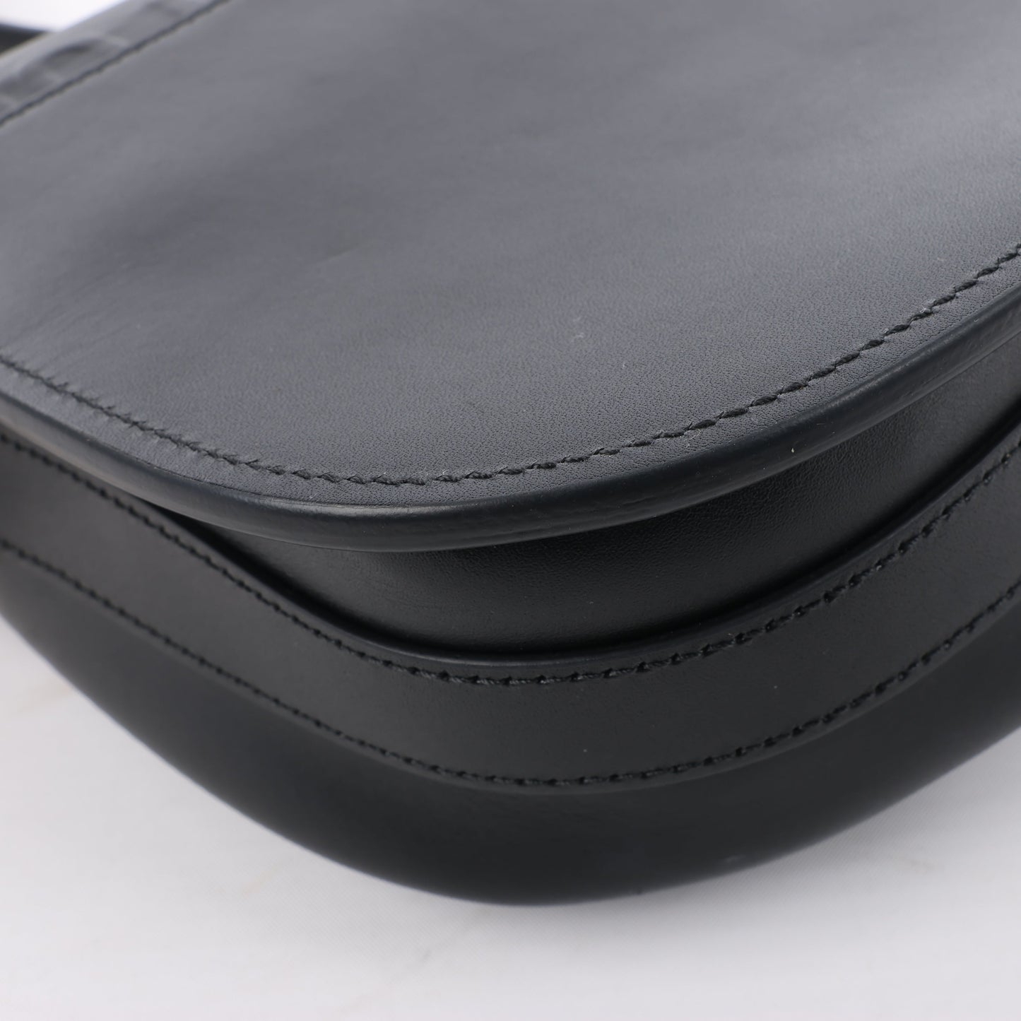 Christian Dior Bobby Medium Calfskin Flap Shoulder Bag in Black