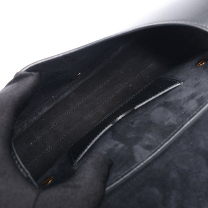 Dior Bobby Medium Calfskin Flap Shoulder Bag in Black