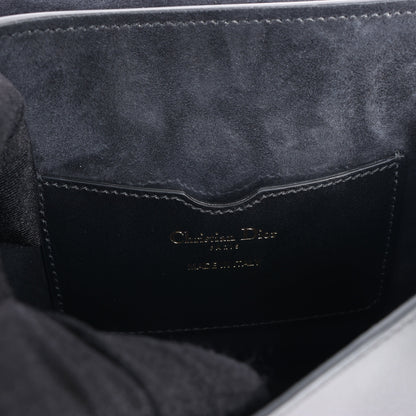 Christian Dior Bobby Medium Calfskin Flap Shoulder Bag in Black