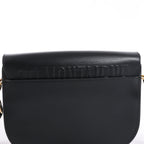 Dior Bobby Medium Calfskin Flap Shoulder Bag in Black