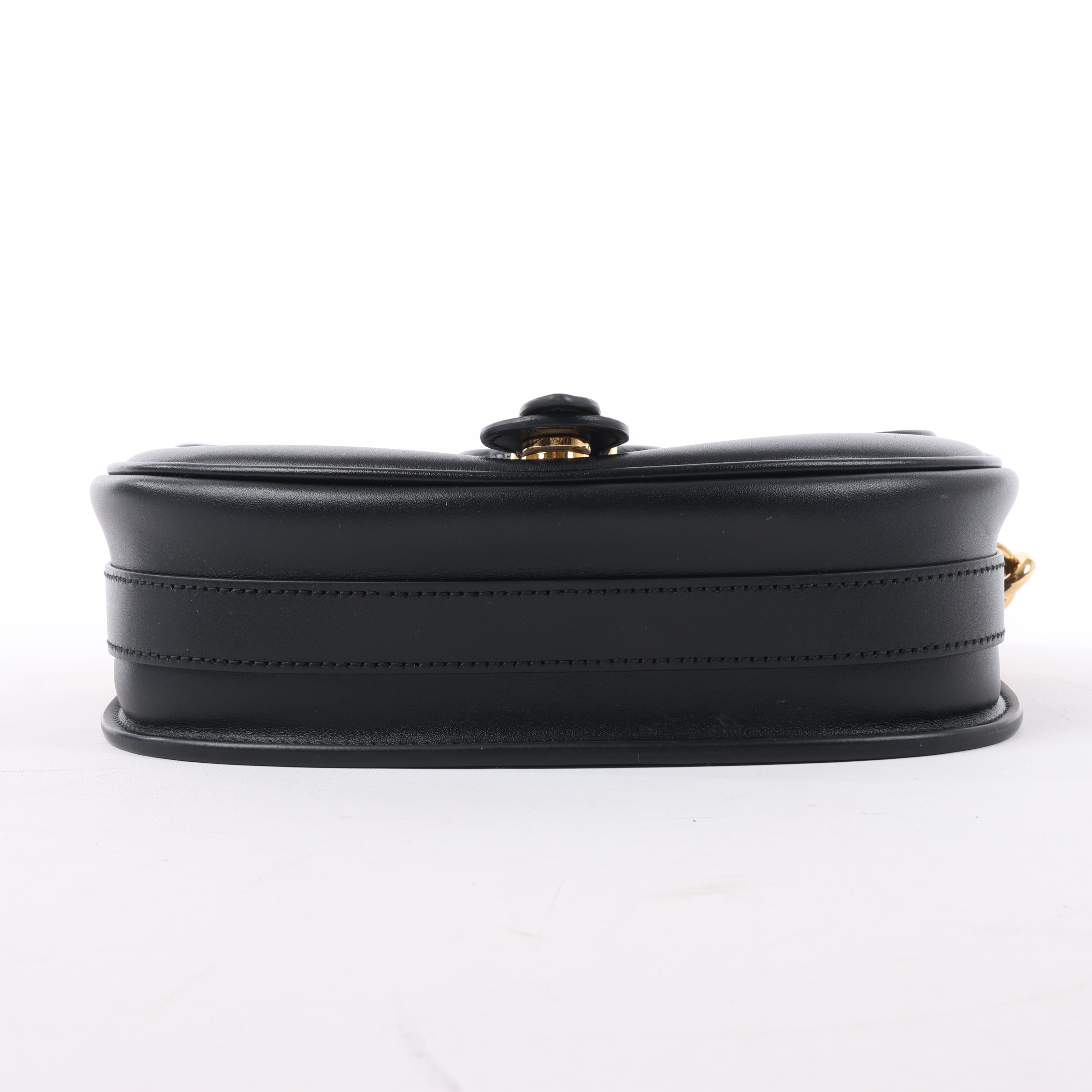Dior Bobby Medium Calfskin Flap Shoulder Bag in Black