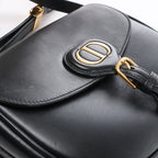 Bolso de hombro grande de lona Dior Book Tote en negro y blanco