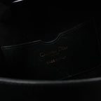Bolso de hombro grande de lona Dior Book Tote en negro y blanco