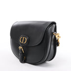 Bolso de hombro grande de lona Dior Book Tote en negro y blanco