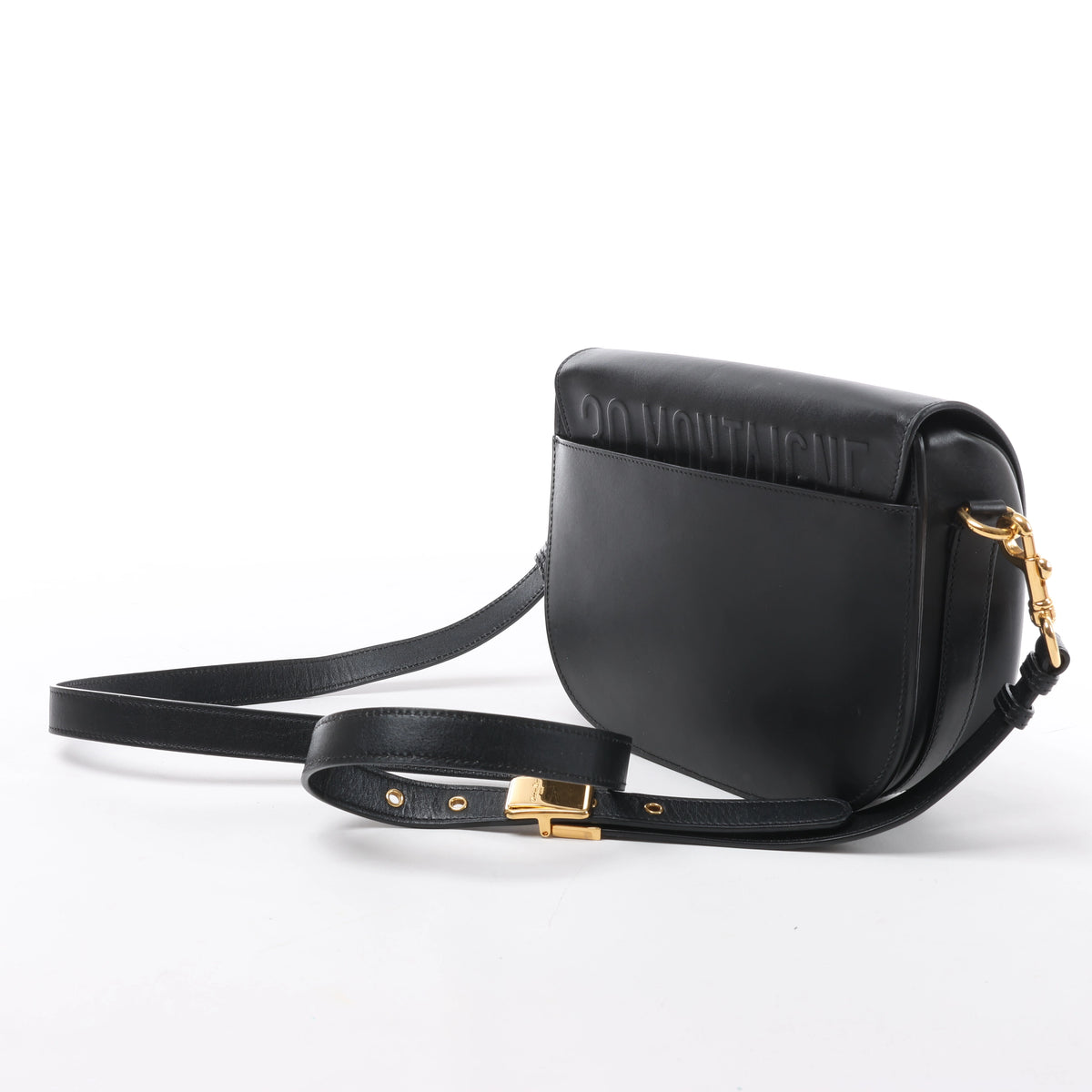Bolso de hombro grande de lona Dior Book Tote en negro y blanco
