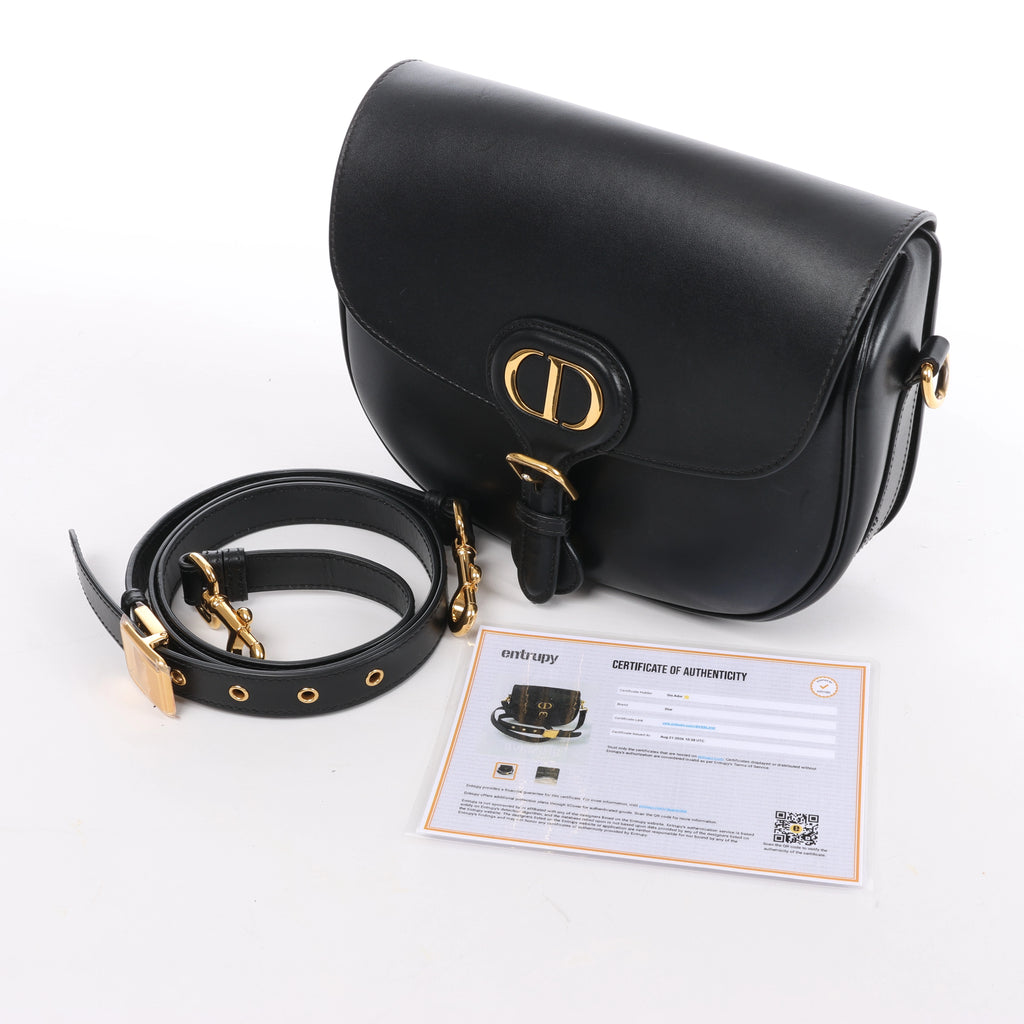 Bolso de hombro grande de lona Dior Book Tote en negro y blanco