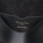 Bolso de hombro grande de lona Dior Book Tote en negro y blanco