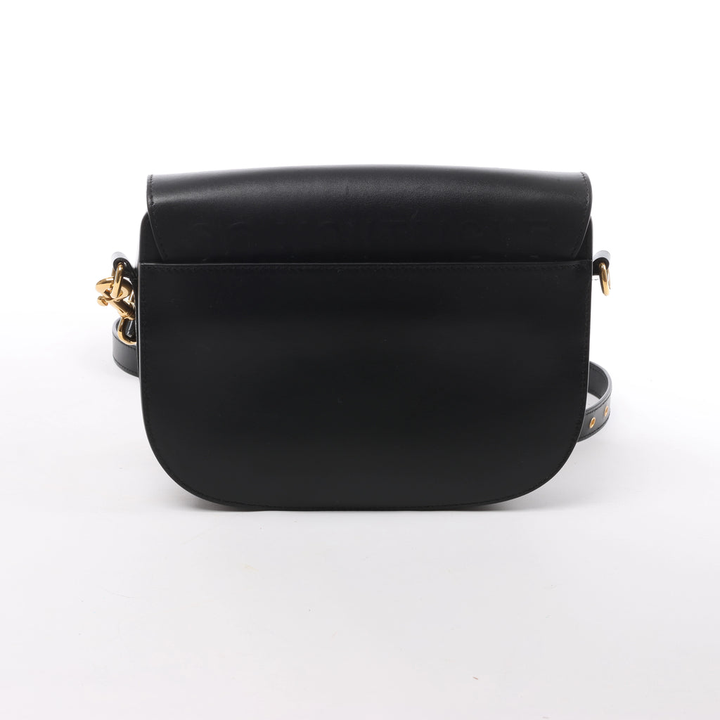 Bolso de hombro grande de lona Dior Book Tote en negro y blanco