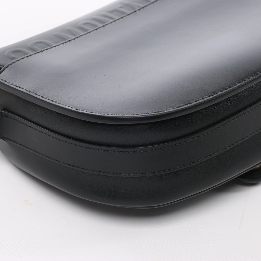 Christian Dior Bobby Leather Crossbody Bag in Black