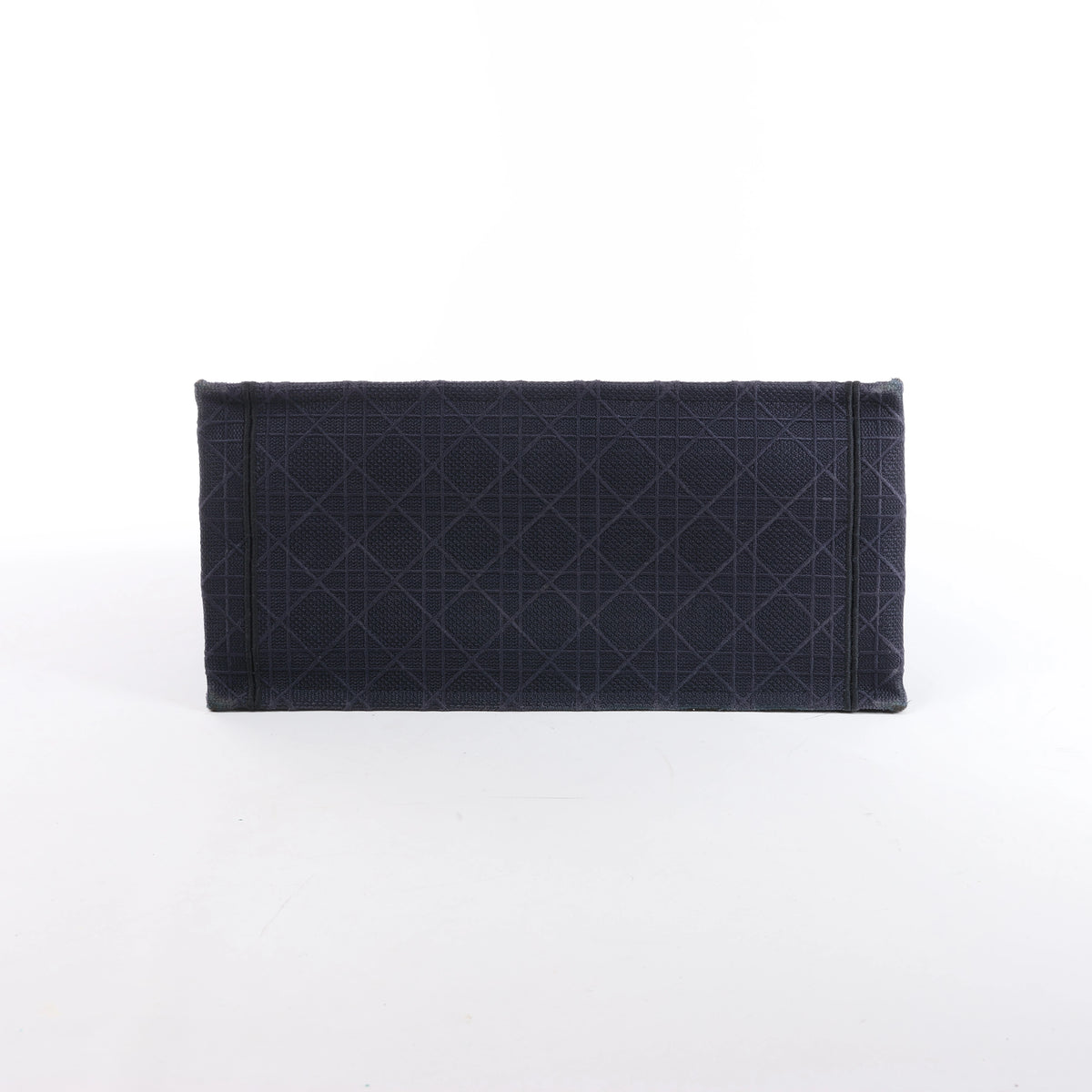 Bolso de hombro grande de lona Dior Book Tote en negro y blanco
