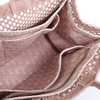 Christian Dior Book Tote Large Mesh Shoulder Bag in Pink