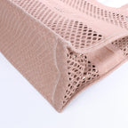 Christian Dior Book Tote Large Mesh Shoulder Bag in Pink