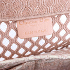 Christian Dior Book Tote Large Mesh Shoulder Bag in Pink