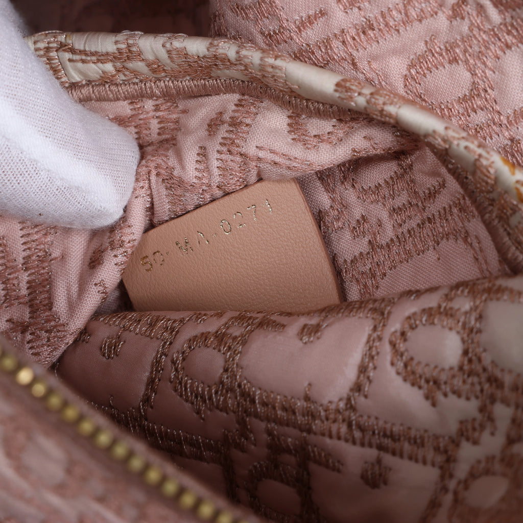 Christian Dior Book Tote Large Mesh Shoulder Bag in Pink