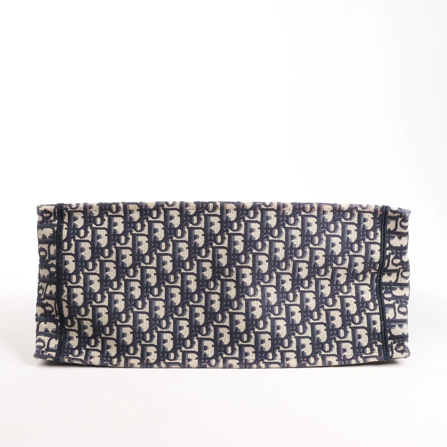 Dior Book Tote Large Oblique Canvas Shoulder Bag in Navy Blue