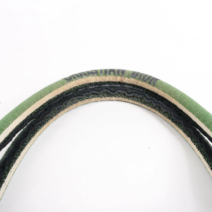 Dior Book Tote Large Riviera Canvas Shoulder Bag in Green