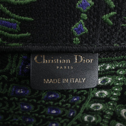 Dior Book Tote Large Riviera Canvas Shoulder Bag in Green