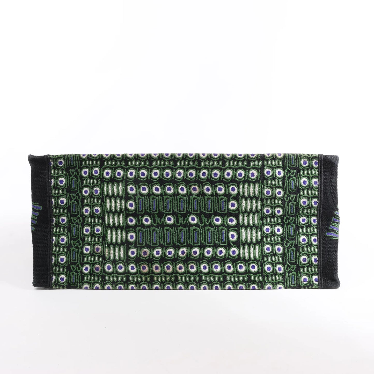 Dior Book Tote Large Riviera Canvas Shoulder Bag in Green