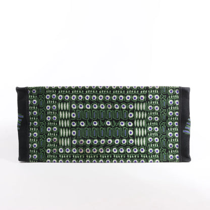 Dior Book Tote Large Riviera Canvas Shoulder Bag in Green