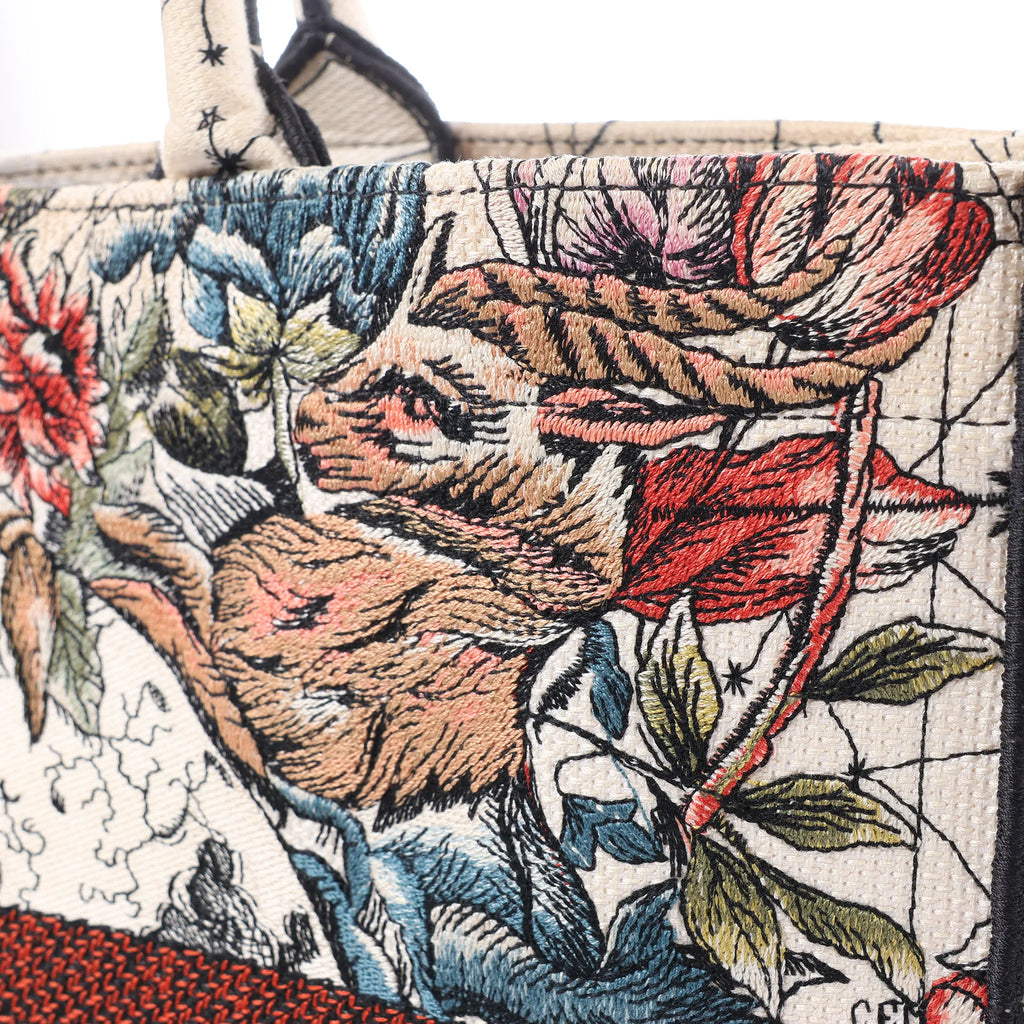 Dior Book Tote Large Zodiac Canvas Handbag in Multicolor