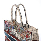Dior Book Tote Large Zodiac Canvas Handbag in Multicolor