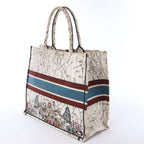 Dior Book Tote Large Zodiac Canvas Handbag in Multicolor