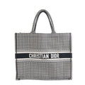 Christian Dior Book Tote Large canvas Tote bag Black × White