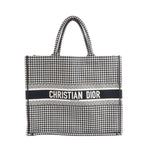 Christian Dior Book Tote Large canvas Tote bag Black × White