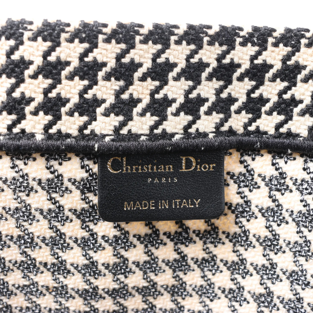 Christian Dior Book Tote Large canvas Tote bag Black × White