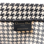 Christian Dior Book Tote Large canvas Tote bag Black × White