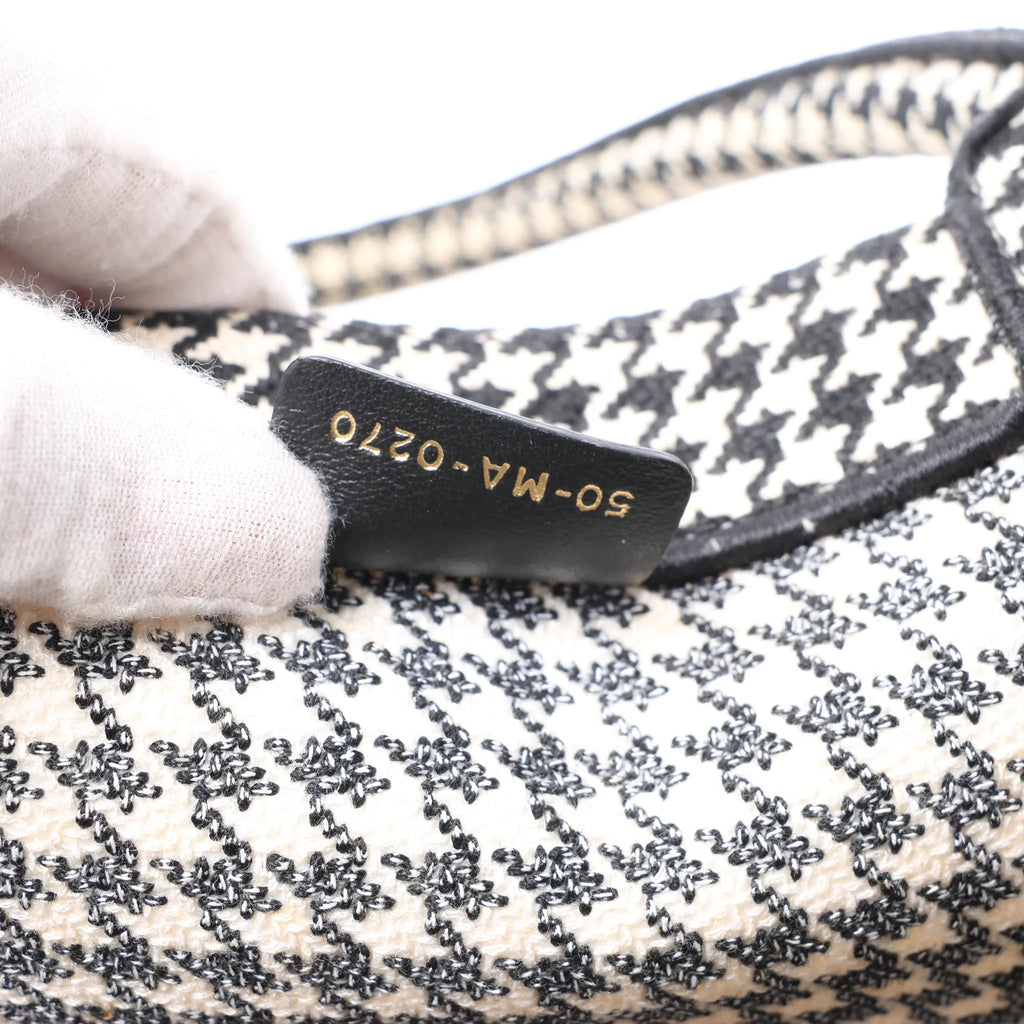 Christian Dior Book Tote Large canvas Tote bag Black × White