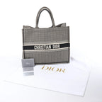 Christian Dior Book Tote Large canvas Tote bag Black × White