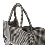 Christian Dior Book Tote Large canvas Tote bag Black × White