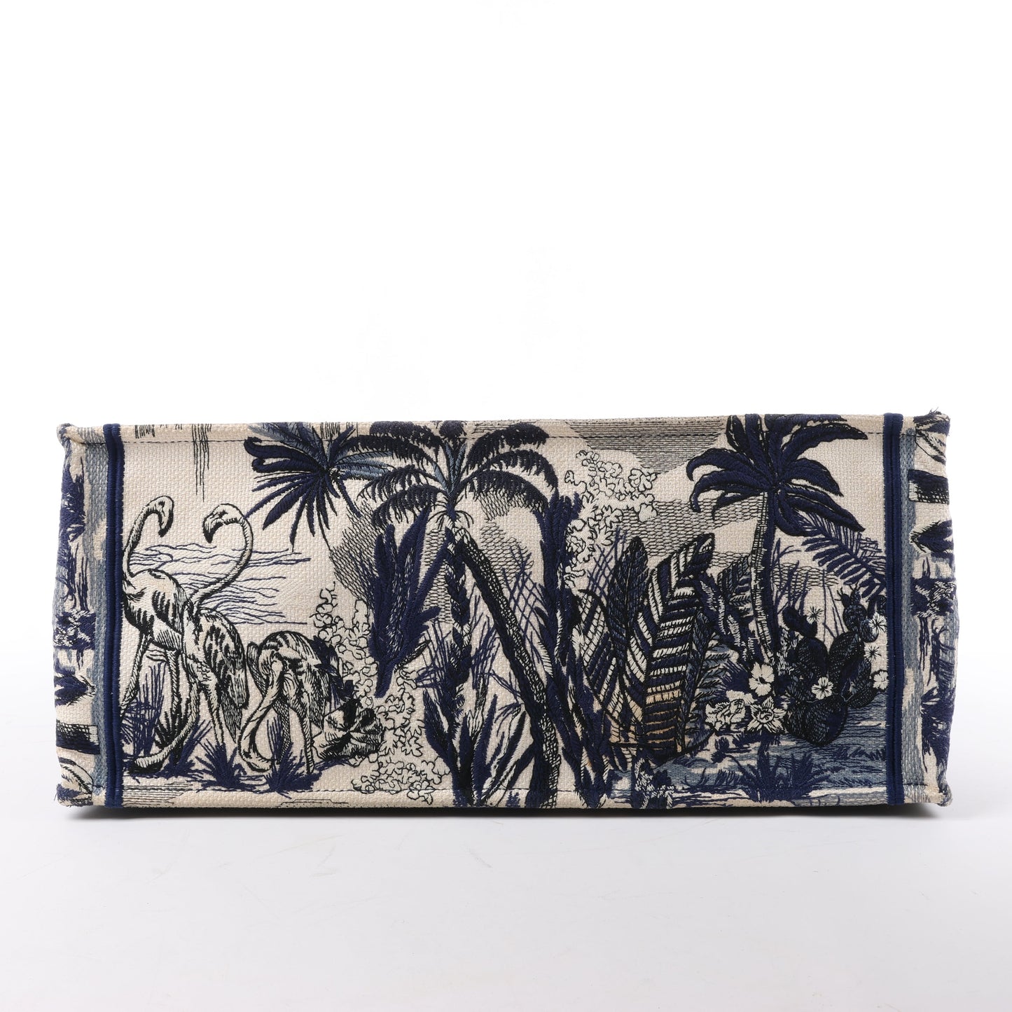 Christian Dior Book Tote Large Canvas Tote Bag in Navy Blue