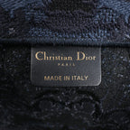 Dior Book Tote Large Kaleidiorscopic Canvas Shoulder Bag in Navy Blue