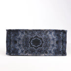 Dior Book Tote Large Kaleidiorscopic Canvas Shoulder Bag in Navy Blue