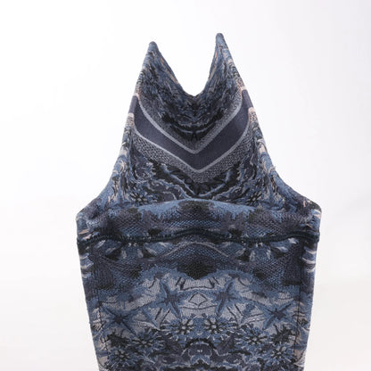 Dior Book Tote Large Kaleidiorscopic Canvas Shoulder Bag in Navy Blue