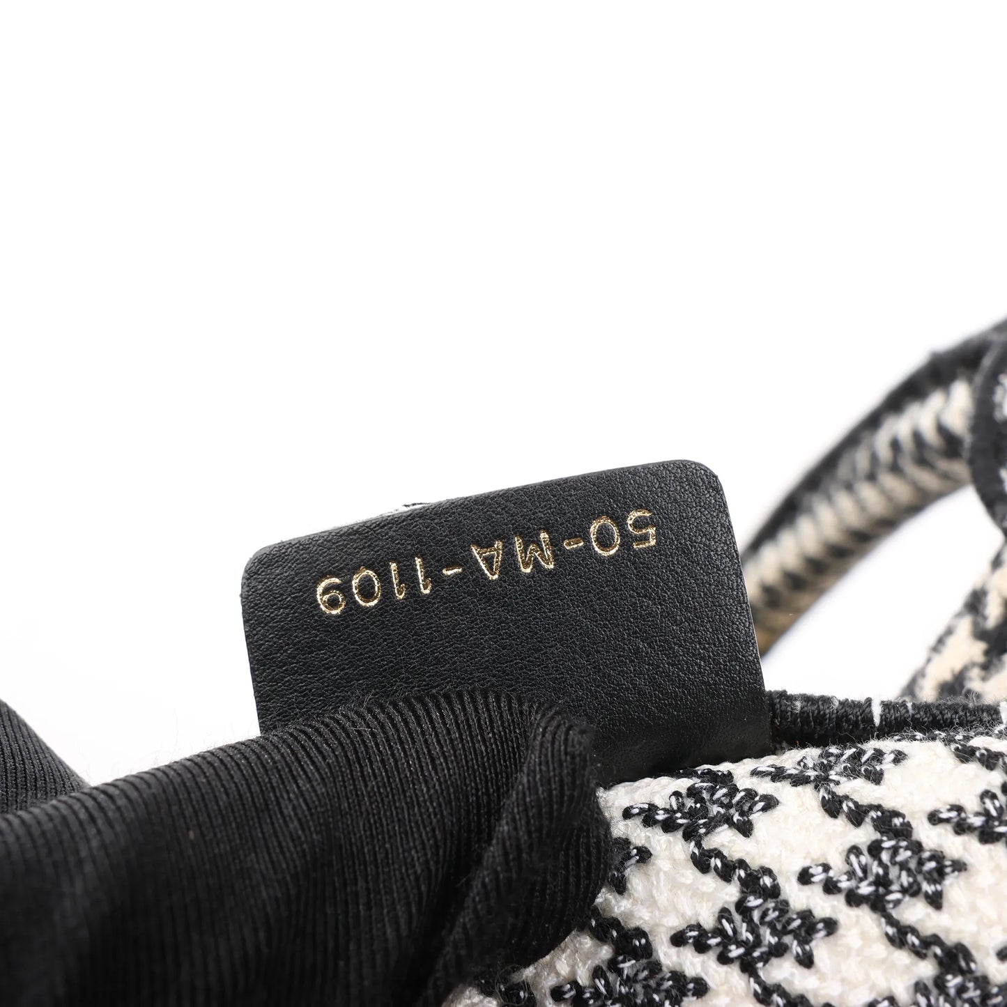 Dior Book Tote Large Canvas Shoulder Bag in Black x White