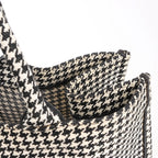 Dior Book Tote Large Canvas Shoulder Bag in Black x White